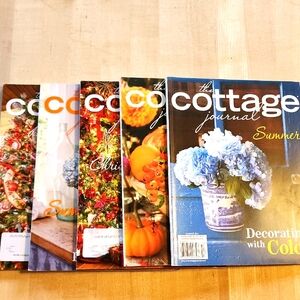 The Cottage Journal Magazine Lot Of 5 Great Condition